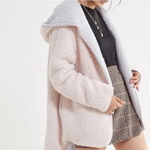 URBAN OUTFITTERS Carmella Reversible Teddy Jacket XS/S